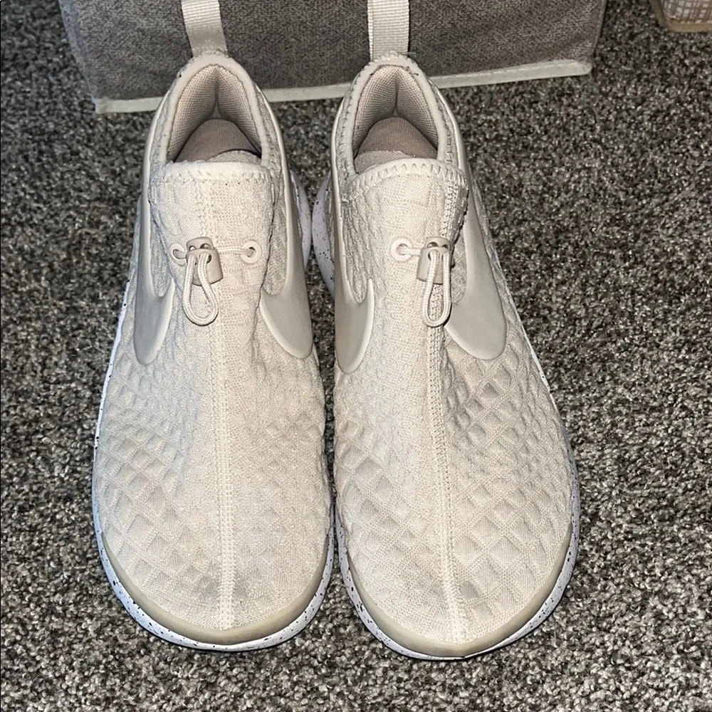 Nike Cream Quilted Sneakers - Picture 2 of 4